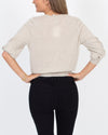 Autumn Cashmere Clothing Small "Gathered Melange" Cashmere Sweater