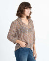 BA&SH Clothing Small Sheer Printed Blouse