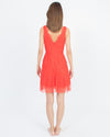 BCBG Max Azria Clothing XS Tiered Lace Mini Dress