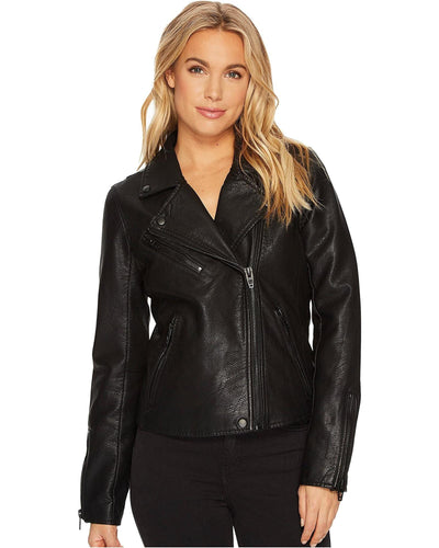 BLANKNYC Clothing Small Faux Leather Moto Jacket