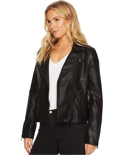 BLANKNYC Clothing Small Faux Leather Moto Jacket