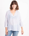 BSBEE Clothing Small Semi-Sheer Striped Blouse