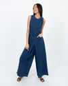 CAARA Clothing Small Sleeveless Denim Jumpsuit