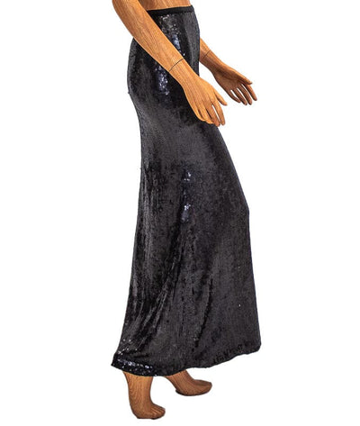 Chan Luu Clothing Small Black Sequin Maxi Skirt