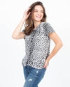 CHASER Clothing Small Snow Leopard Tee