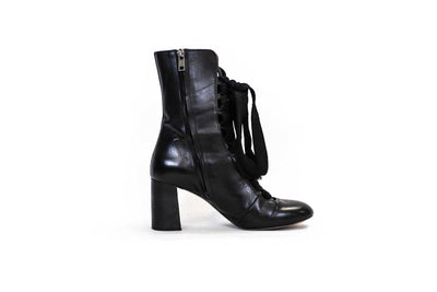 Chloé Shoes Medium | US 9 I IT 39 Leather Lace-Up Boots