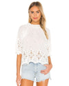 Cleobella Clothing Small "Arden" Eyelet Blouse