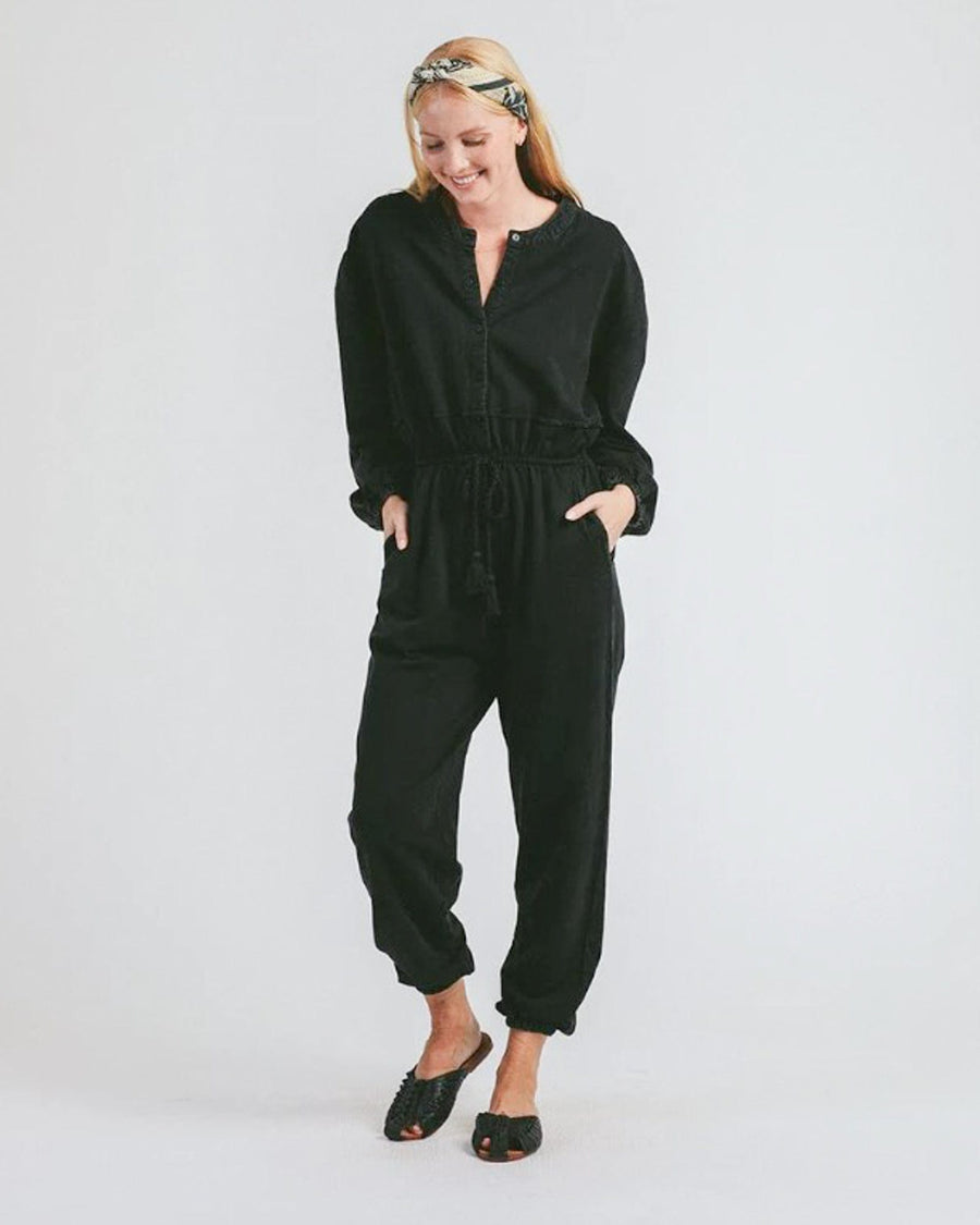 Black Velvet Jumpsuits - The Revury