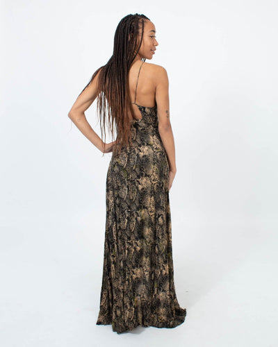 Cleobella Clothing XS Snake Print Maxi Dress