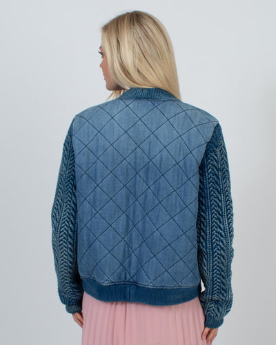 Cloth & Stone Clothing Medium Quilted Bomber