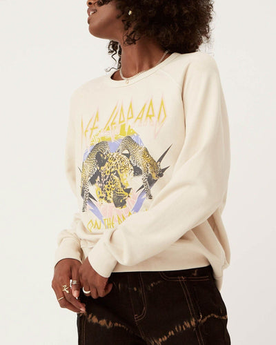 DAYDREAMER Clothing Small "Def Leppard Varsity" Crewneck