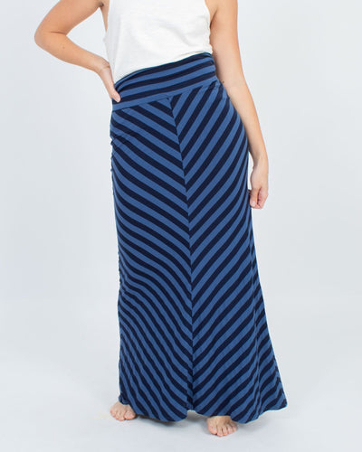 Ella Moss Clothing Medium Striped Maxi Skirt