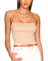 Enza Costa Clothing Small "Supima Cotton Essential Strappy Tank"