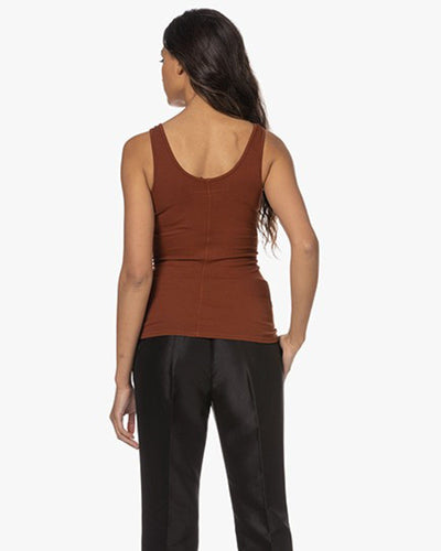 Enza Costa Clothing XS Ribbed Silk Blend Tank