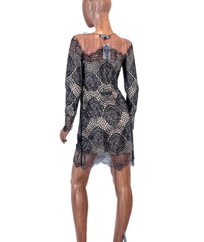 For Love & Lemons Clothing Small Lace Dress with Nude Underlay