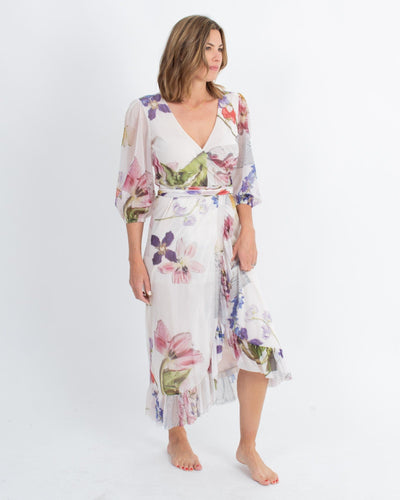 GANNI Clothing Medium | US 6 "Tilden" Flower Dress