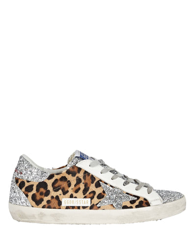 Golden Goose Shoes Large | 9 "Super-Star" Leopard Low Top Sneakers