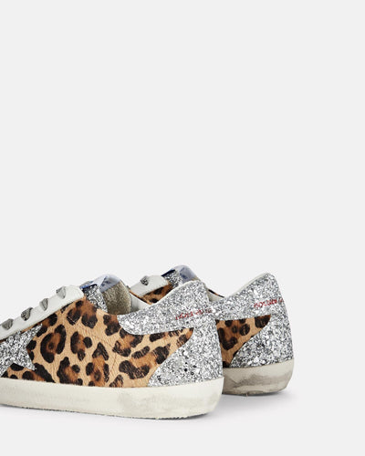 Golden Goose Shoes Large | 9 "Super-Star" Leopard Low Top Sneakers