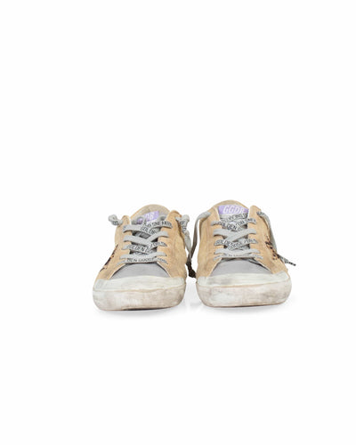 Golden Goose Shoes Large | 9 "Super-Star" Leopard Star Low Top Sneakers