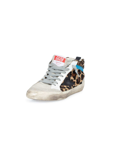 Golden Goose Shoes Large | US 9 "Midstar" Leopard Sneakers