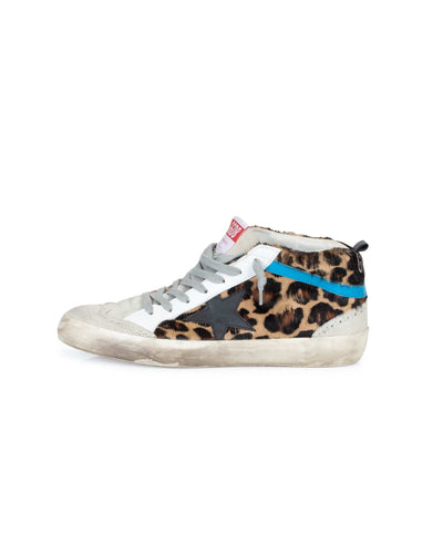 Golden Goose Shoes Large | US 9 "Midstar" Leopard Sneakers