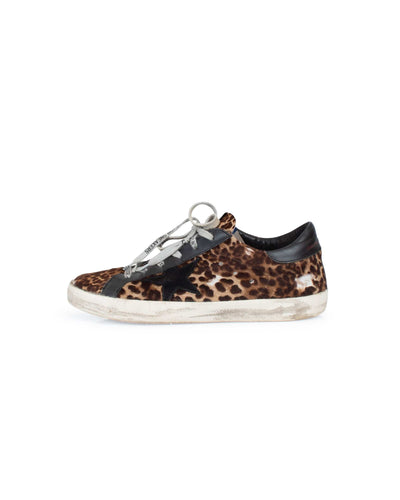 Golden Goose Shoes Medium | US 8 Leopard "Superstar" Sneakers