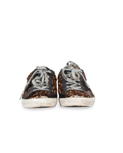 Golden Goose Shoes Medium | US 8 Leopard "Superstar" Sneakers