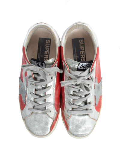 Golden Goose Shoes Small | US 6 Metallic Low Top Sneakers