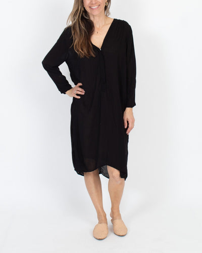 Graham & Spencer Clothing Small Black Shirt Dress