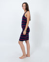 HALOGEN Clothing XS Striped Casual Dress