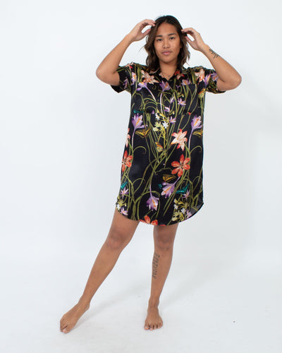 Hark + Hammer Clothing Large Printed Silk Dress