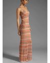 Haute Hippie Clothing Large Chevron Stripe Maxi Dress