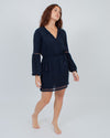 Intermix Clothing Small Navy Applique Dress