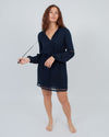 Intermix Clothing Small Navy Applique Dress