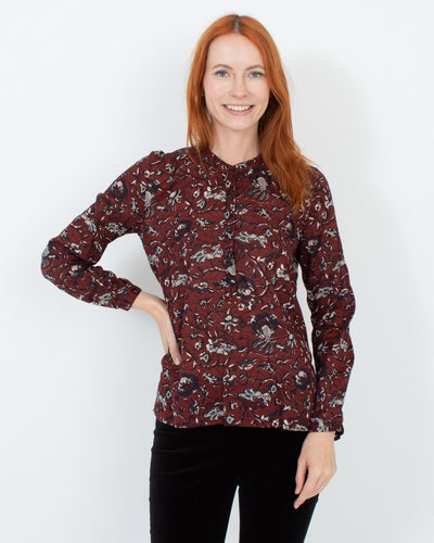 Isabel Marant Clothing Small | US 4 I FR 36 Printed Red Blouse