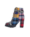 Jeffrey Campbell Shoes Medium | US 8.5 "Lilith- 2" Lace Up Plaid Bootie