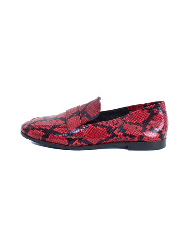 Jeffrey Campbell Shoes Small | US 7.5 Red Animal Print Loafers