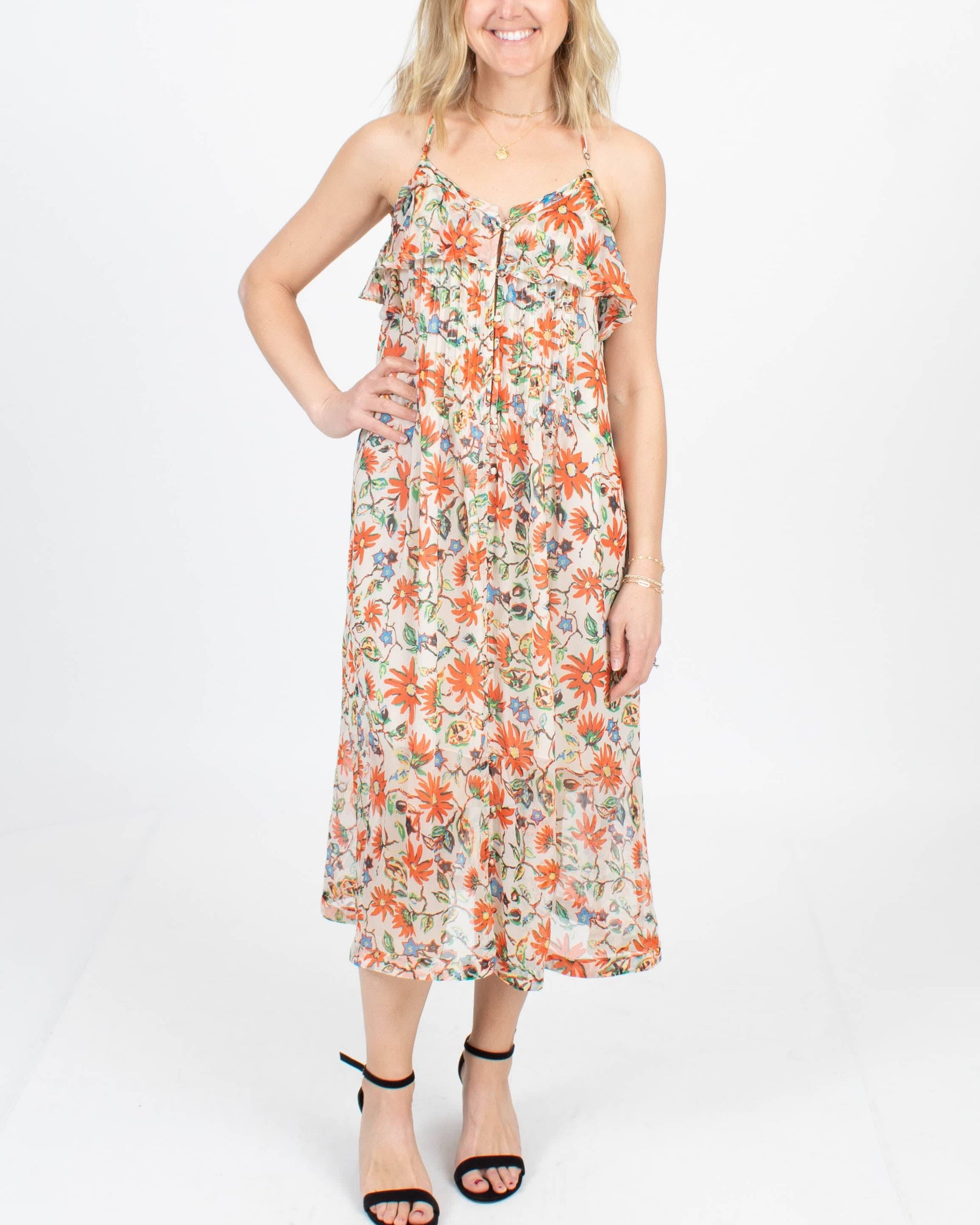 Joie floral discount maxi dress