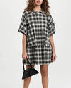 Jonathan Simkhai Clothing Small "Crissy Plaid Mini" Dress