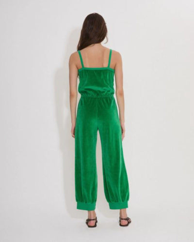 Kondi Clothing Medium "Giorgi Tank" Velour Jumpsuit