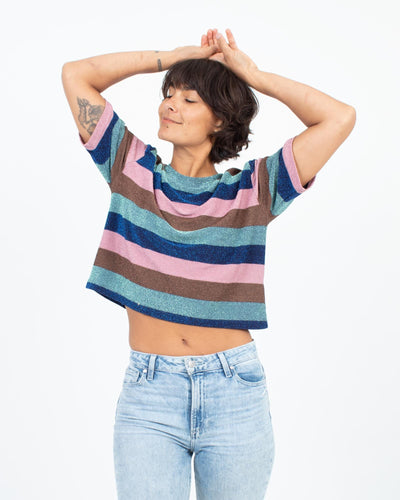 Le Superbe Clothing XS Multi Stripe Tee