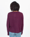 LINE Clothing Medium Cashmere Wide Neck Sweater