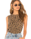 LNA Clothing Small Animal Print Muscle Tank