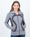 Lululemon Clothing Medium | US 8 Striped Zip Up Jacket