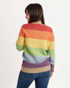 MADELEINE THOMPSON Clothing Large Annurca Rainbow Top Cashmere Sweater