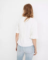 Madewell Clothing Medium | 8 "Linen-Blend Journal Keyhole-Sleeve Top"