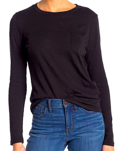 Madewell Clothing Small Black Long Sleeve Tee