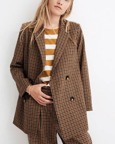 Madewell Clothing Small "Caldwell Double-Breasted Blazer"