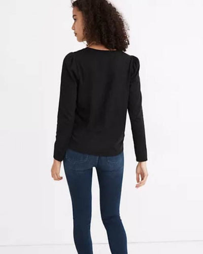 Madewell Clothing Small "Cotton Puff Sleeve" Tee