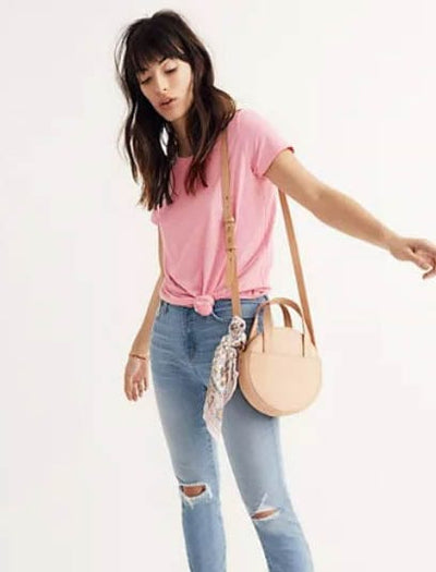 Madewell Clothing Small "Knot Front" Tee